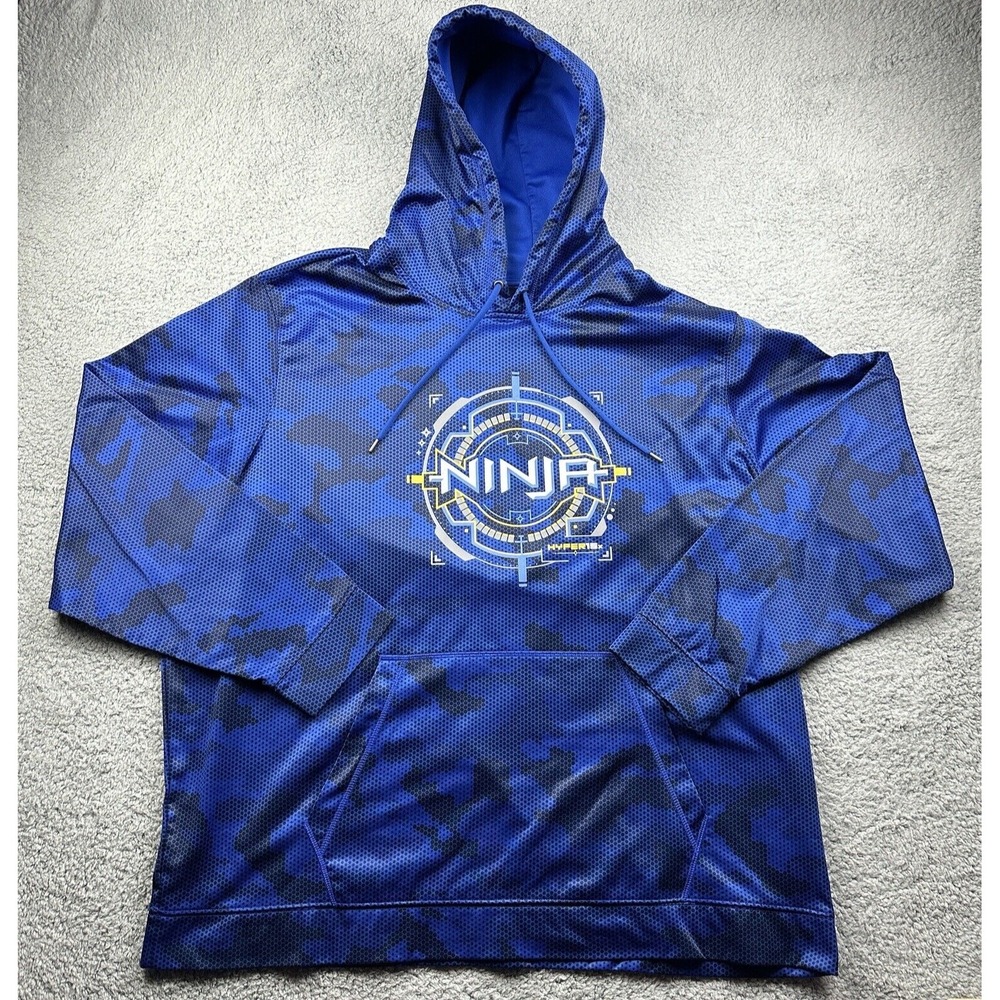 Ninja Tyler Blevins Hoodie Mens 3XL Blue Camo 2017 Limited Edition Hyper15X
